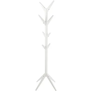 Stojanový věšák dřevěný Ascot, 178 cm, bílá (A1002185)