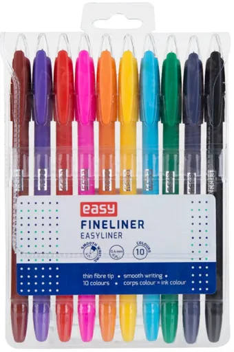 EASY EASYLINER Sada barevných linerů, 0,4 mm, 10 barev