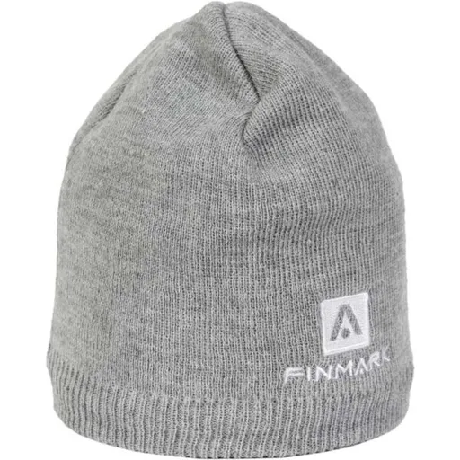 Finmark WINTER HAT Zimní pletená čepice, šedá, velikost UNI