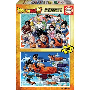 Puzzle Dragon Ball Super 2x100 dílků (8412668182141)