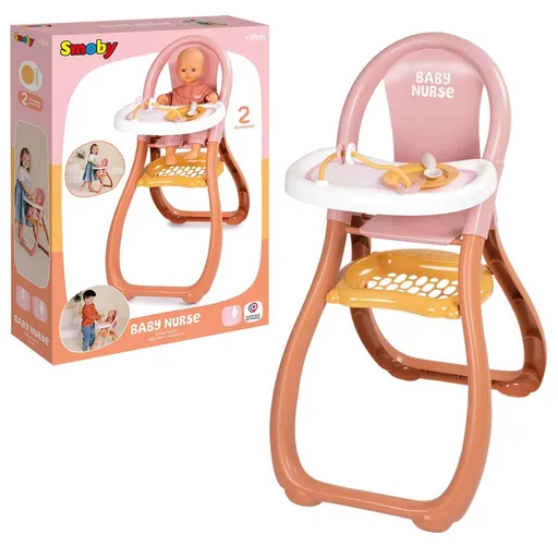 Smoby Jídelní židlička pro panenky