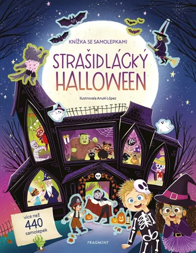 Knížka se samolepkami - Strašidlácký Halloween - Jana Sedláčková