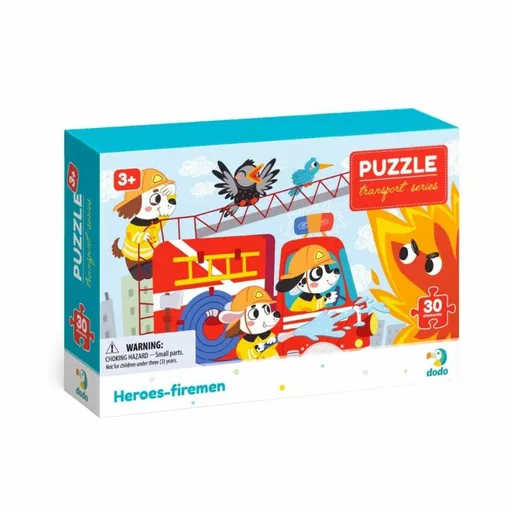 Dodo Puzzle Profese Hrdinové hasiči 30 dílků
