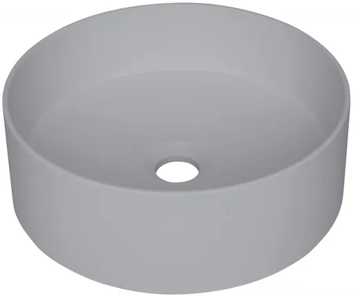 DEANTE Silia šedá metalic Granitové umyvadlo, na desku CQS_SU4S