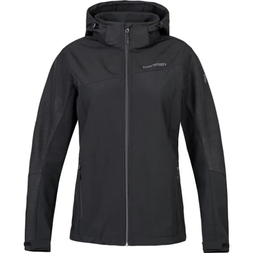 Hannah ROZALEE Dámská membránová softshellová bunda, černá, velikost