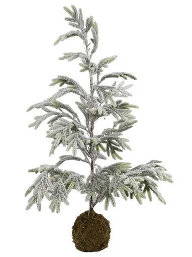 Zasněžený borovicový stromek se světýlky Pine Tree - 85 cm / 3xAA Chic Antique