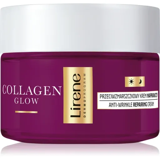 Lirene Collagen Glow 70+ protivráskový a regenerační krém pro výživu pleti a udržení její přirozené hydratace 50 ml