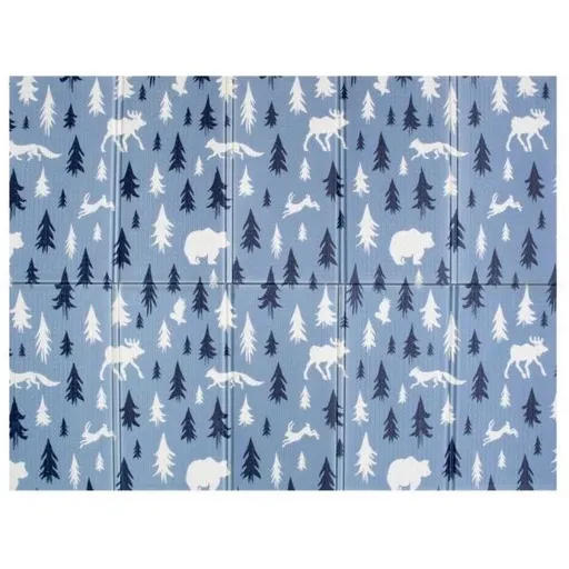 PLAYTO LES Multifunkční skládací hrací podložka, šedá, velikost