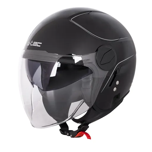 Přilba na skútr W-TEC Vernante Glossy Black XL (61-62)