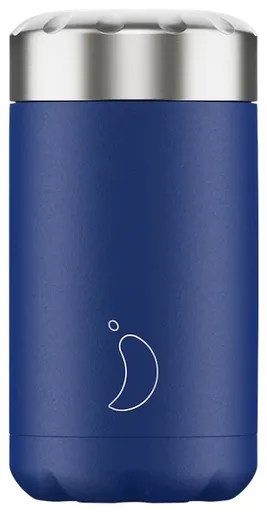 Termobox na jídlo Chilly's Bottles - matná modrá 500ml, edice Original