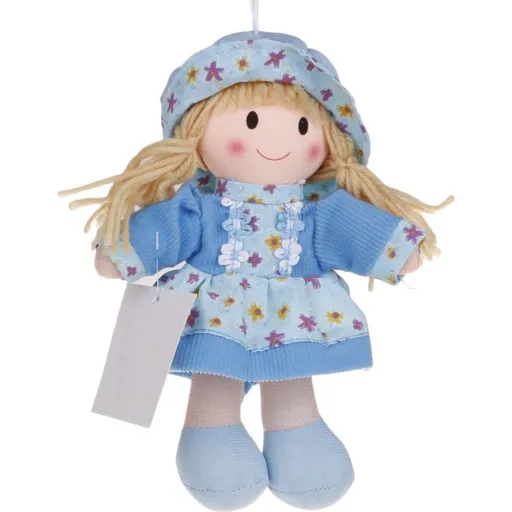 HM Studio Panenka hadrová, 20 cm Modrá