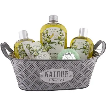 BOHEMIA GIFTS Dárkový plechový box - Oliva (8595590790704)