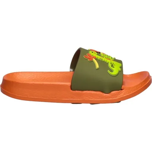 AQUOS CORO Dětské pantofle, oranžová, velikost