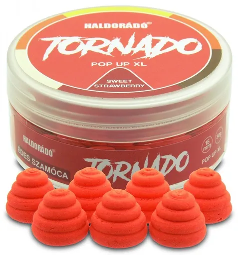 Haldorádó Pop-Up Nástraha Tornado XL 15mm 30g - Sladká jahoda,Haldorádó Pop-Up Nástraha Tornado XL 15mm 30g - Sladká jahoda