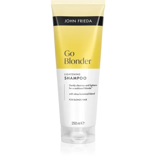 John Frieda Go Blonder Lightening Shampoo zesvětlující šampon pro blond vlasy 250 ml