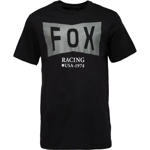 Fox TYPEFACE SS PREM TEE Pánské triko, černá, velikost XXL