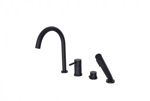 BESCO 4 otvorová vanová baterie ILLUSION černá s příslušenstvím BABWI4CZ