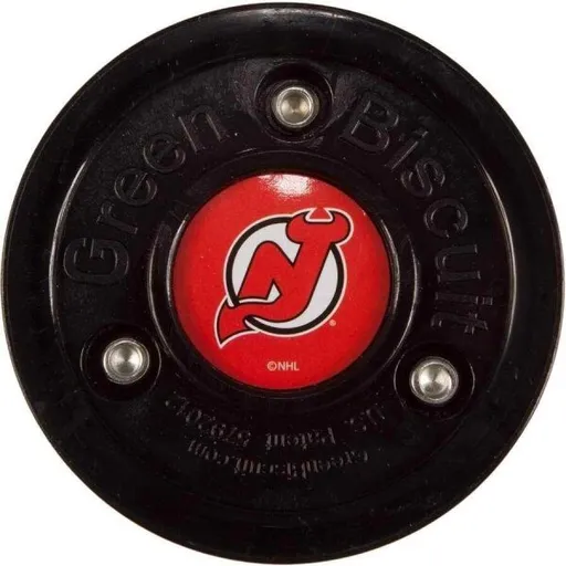 Green Biscuit NEW JERSEY DEVILS NHL Puk, černá, velikost