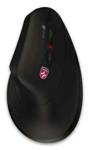 Connect IT For Health Ergonomická vertikální myš bezdrátová černá