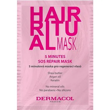 DERMACOL Hair Ritual 5 minutová maska pro regeneraci 15 ml (8595003122948)