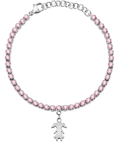 La Petite Story Krásný náramek s přívěskem Holčička Family LPS05ASF35