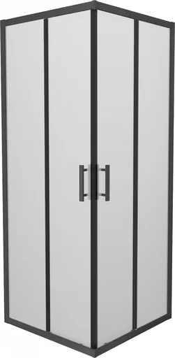 MEXEN Rio sprchový kout čtverec 70 x 70, dekor, černá  860-070-070-70-30