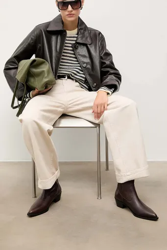 Kožené kotníkové boty Answear.LAB