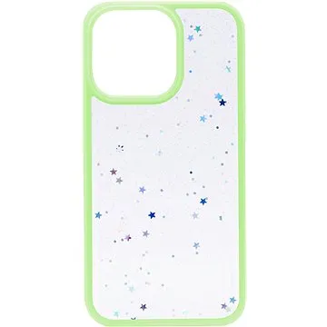 iWill Clear Glitter Star Phone Case pro iPhone 13 Pro Green (DIP888-27)
