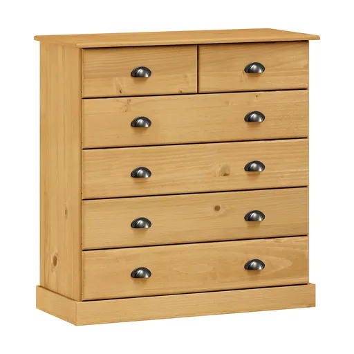 Komoda 6 zásuvek STANFORD vosk