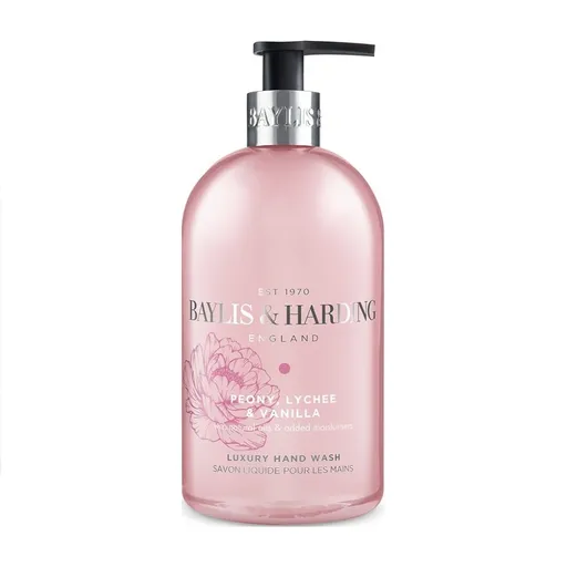 Baylis & Harding Tekuté mýdlo na ruce Pivoňka, Liči & Vanilka 500 ml