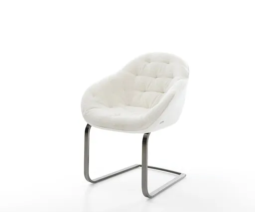 Jídelní židle Gaio-Flex bouclé měkký béžová jídelní židle