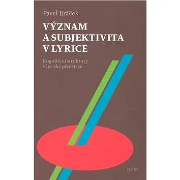 Význam a subjektivita v lyrice: Kognitivní struktury v lyrické představě (978-80-7294-295-4)