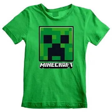 Minecraft - Creeper Face - dětské tričko - 5-6 let (5056463404614)