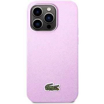 Lacoste Iconic Petit Pique Logo Zadní Kryt pro iPhone 14 Pro Max Purple  (LCHCP14XPVCA)