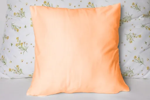 Polášek Jednobarevný povlak na polštář Jersey - Broskvová | 40 x 40 cm