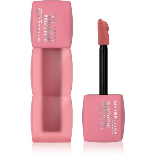 MAYBELLINE NEW YORK SuperStay Teddy Tint dlouhotrvající rtěnka s matným efektem odstín 90 Ribbon Tied 5 ml