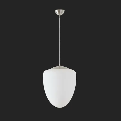 OSMONT AST60943 ASTRA S závěsné skleněné svítidlo nerez broušená / bílá IP40 4000 K 27W LED DALI