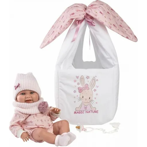 Llorens 73902 New born holčička realistická panenka miminko s celovinylovým tělem 40 cm
