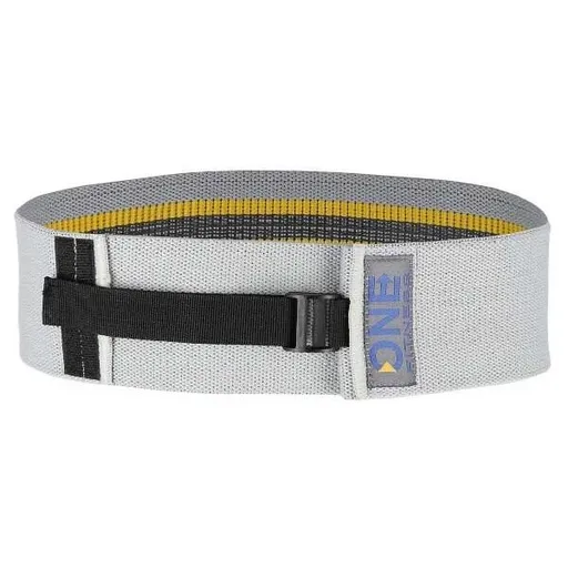 ONE FITNESS HIP BAND Nastavitelná odporová guma, šedá, velikost