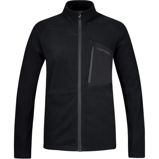 Hannah ARTURO Pánská fleecová mikina, černá, velikost