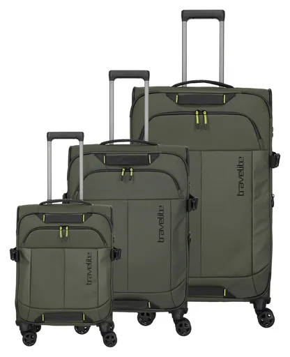 Sada cestovních kufrů Travelite Briize S,M,L Khaki