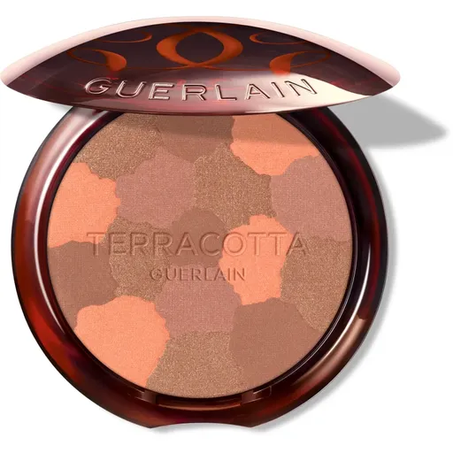 GUERLAIN Terracotta Light bronzující rozjasňující pudr plnitelný odstín 05 Deep Warm 10 g
