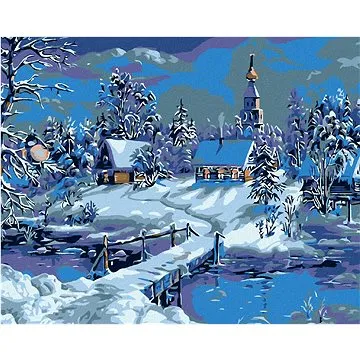 Malování podle čísel - Zamrzlá říčka (HRAmal00520nad)