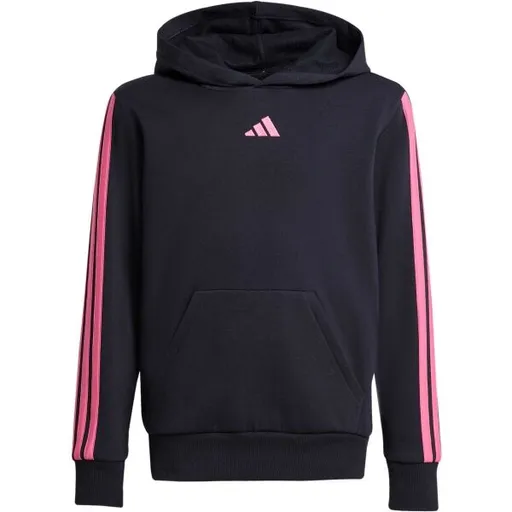 adidas ESSENTIALS 3- STRIPES Dětská mikina, černá, velikost