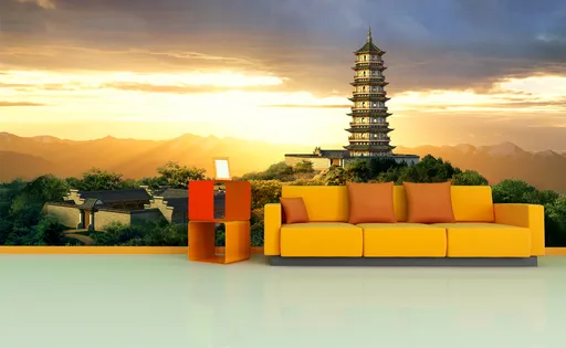 IMPAR Fototapeta Asijská věž (Rozměr : 168 x 126)