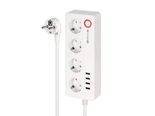 Smart prodlužovací kabel 4 zásuvky 1,6m KRUGER & MATZ Connect P6 WiFi Tuya