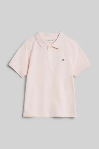 POLOKOŠILE GANT SHIELD SS PIQUE RUGGER CRYSTAL PINK