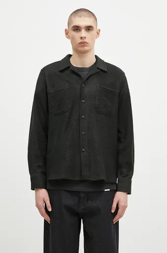 Košile s příměsí vlny Universal Works