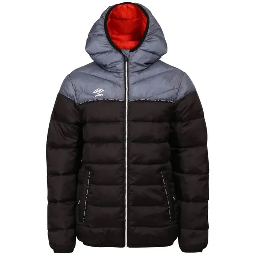 Umbro NATS Dětská lehká prošívaná bunda, černá, velikost 140-146