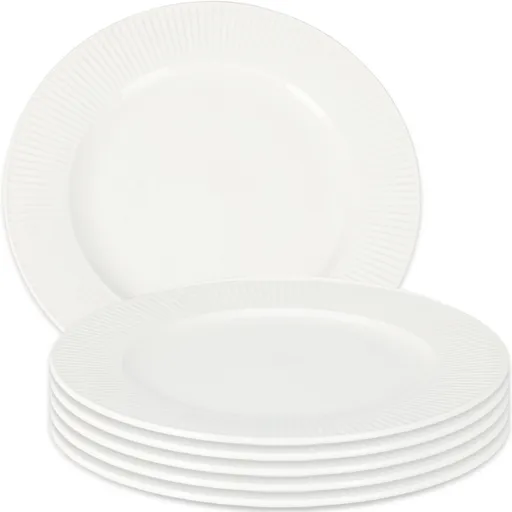 Sada 6 porcelánových mělkých talířů Linie 27 cm